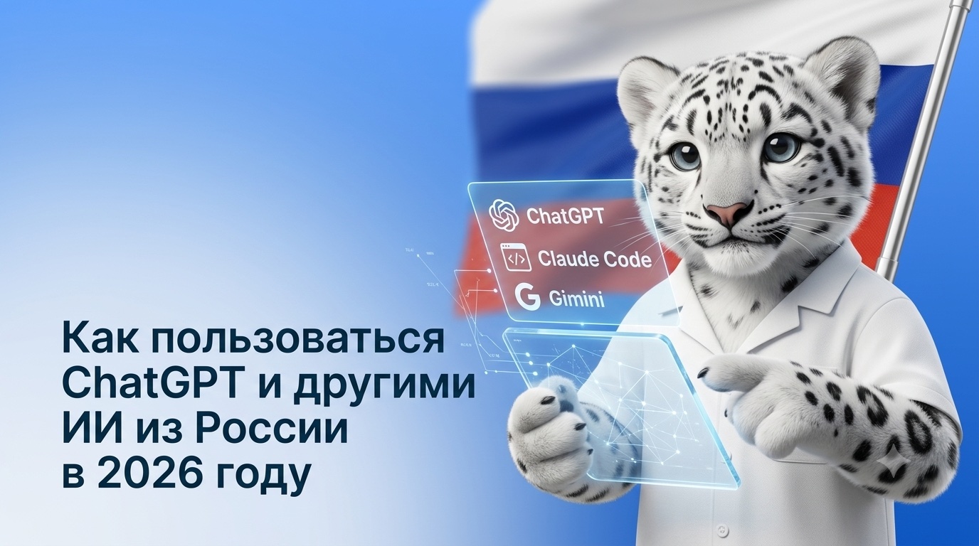 Как пользоваться ChatGPT и другими ИИ из России в 2026 году